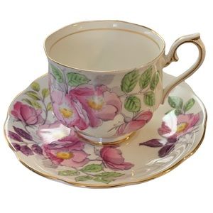 Vintage Royal Albert Bone China Tea Set. Cup and saucer.